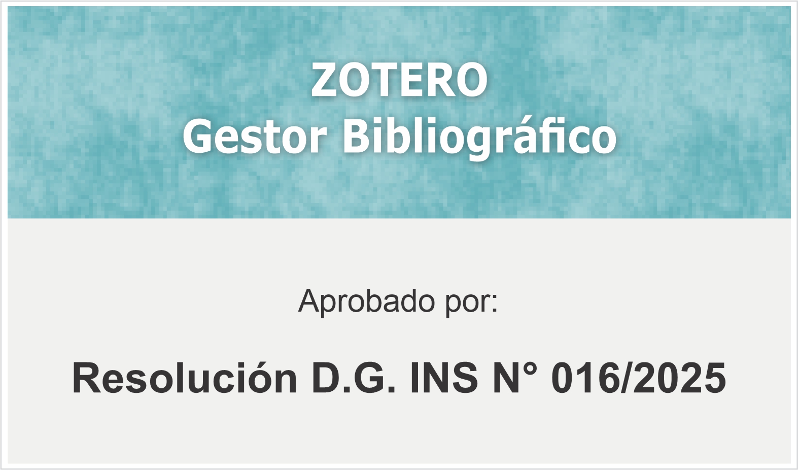 Zotero - Gestor bibliográfico