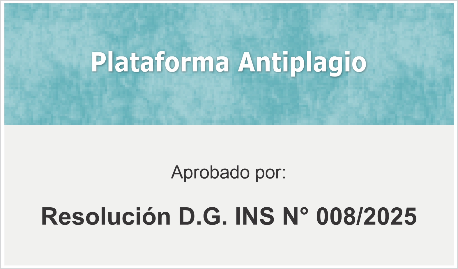 Curso plataforma antiplagio
